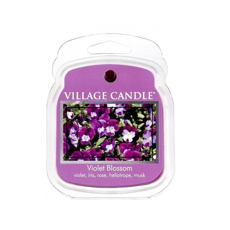 Wosk Violet Blossom Village Candle